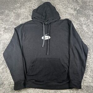 Vintage Nike Sportswear Club Fleece Pullover Hoodie Mens L Black DM5462-010 Y2k